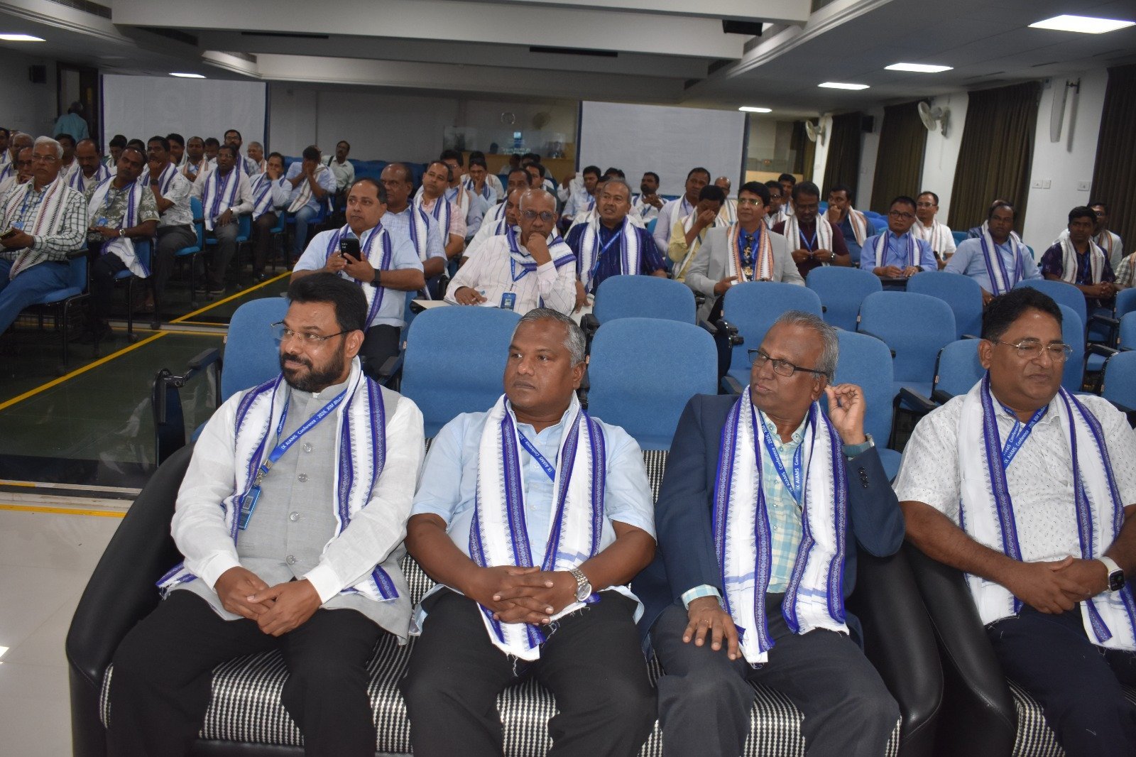Gathering at the Mini-Auditorium