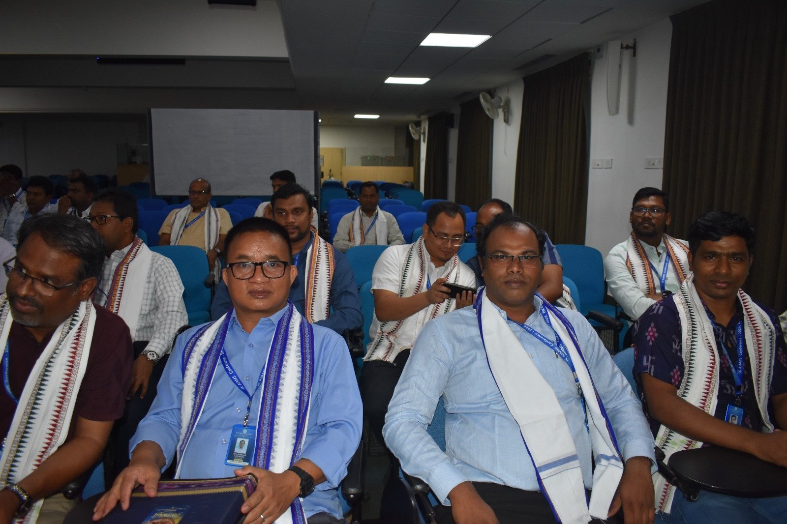Gathering at the Mini-Auditorium