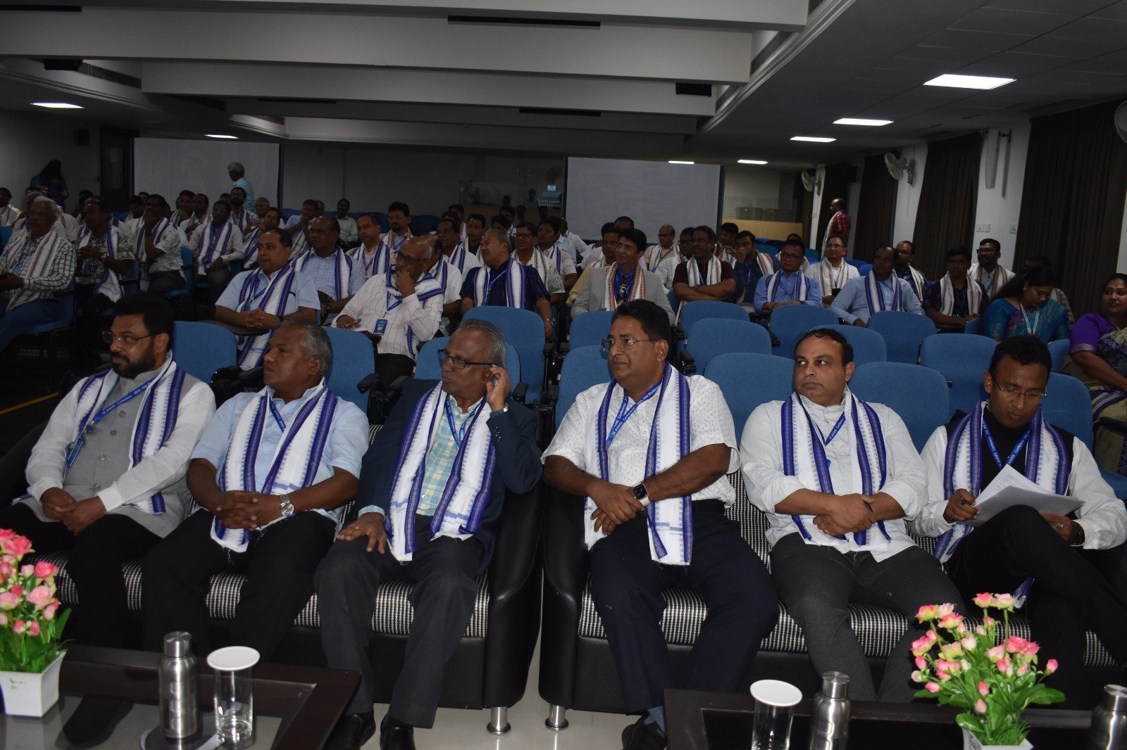 Gathering at the Mini-Auditorium